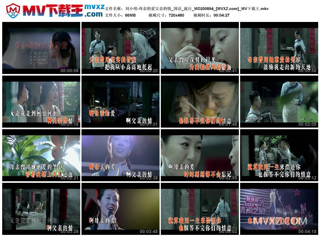 刘小明-母亲的爱父亲的情_国语_流行_MD200894
